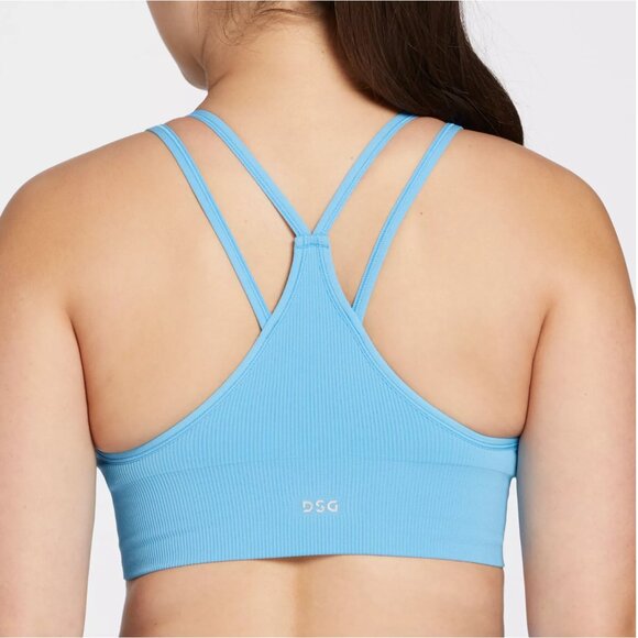 DSG Women's Seamless Strappy Bra in Pacific Azure - Picture 3 of 10